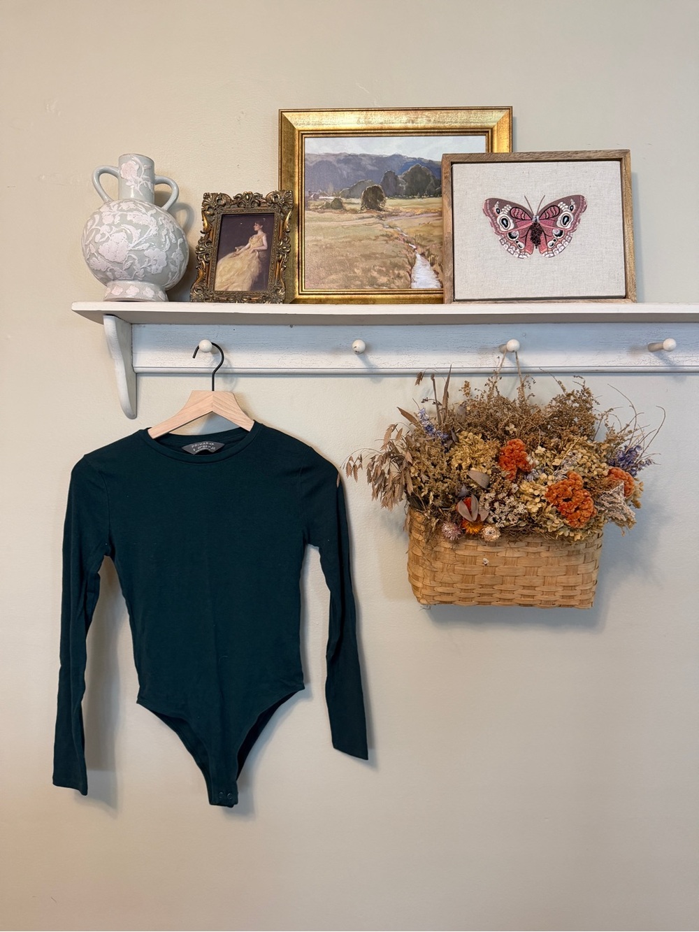 Primark Dark Green Long Sleeve Bodysuit